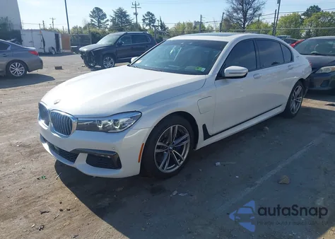 2019 BMW 740E xDrive Iperformance z USA, uszkodzony, nr VIN WBA7J2C51KB246462